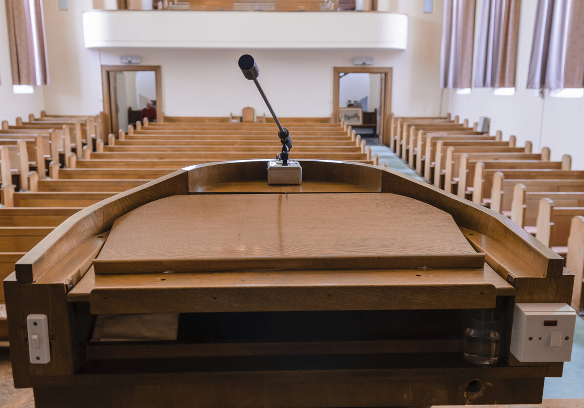 Pulpit at a church Pulpit at a church